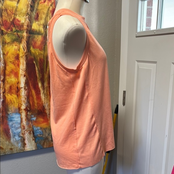 Mud Pie Coral Sleeveless Tank Top - Picture 9 of 13